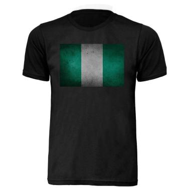 Imagem de Camisa T-shirt Nigeria Bandeira Unissex Adulta-Unissex