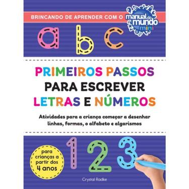 Imagem de Primeiros Passos Para Escrever Letras E Números - Brincando De Aprender Com O Manual Do Mundo Mini