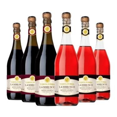 Imagem de Kit 6 Lambruscos por Menos de R$23 a Garrafa