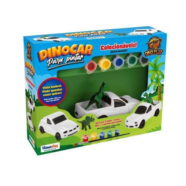 Imagem de Brinquedo Dinocar Para Pintar Dino Play - HomePlay