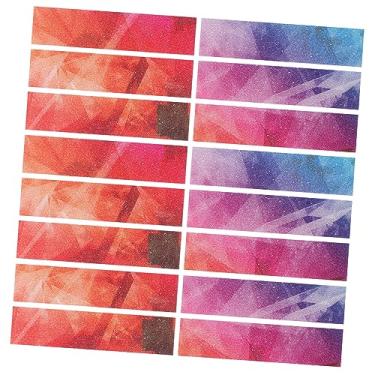 Imagem de ERINGOGO 120 Peças barra sensorial fita colorida adesivos de capa de telefone decoração suprimentos de alívio de pressão adesivos de textura áspera faixa Tira adesiva cinto de descompressão