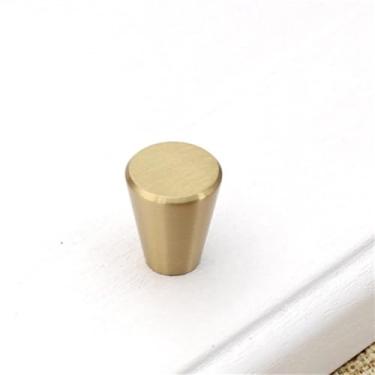 Imagem de Maçaneta hexagonal de latão sólido para armário, maçaneta para porta, cor de latão, gancho para roupas de entrada, 3