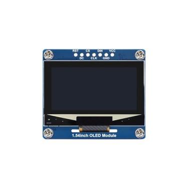 Imagem de Coolwell Módulo de tela OLED de 1,54 polegadas para Raspberry Pi 4B+ 4B 3B+ 3B 2B+ Zero W WH 2W para Arduino Jetson Nano STM32 resolução 128×64 Cor branca da tela