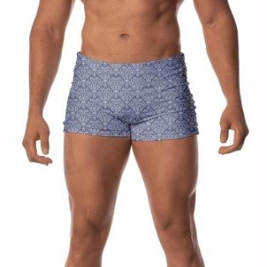 Imagem de Sunga Masculina Moda Praia Boxer Natação Proteção Original-Masculino