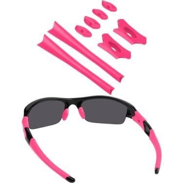 Imagem de BLAZERBUCK Kits de reposição de meias para óculos de sol Oakley Flak Jacket XLJ - Rosa