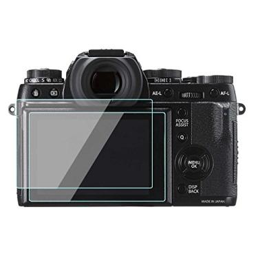 Imagem de Pacote com 2 Fujifilm X-T1 X-T2 Protetor de tela para câmera 9H Dureza antiarranhões Anti-impressão digital Vidro temperado para Fujifilm X-T1 X-T2