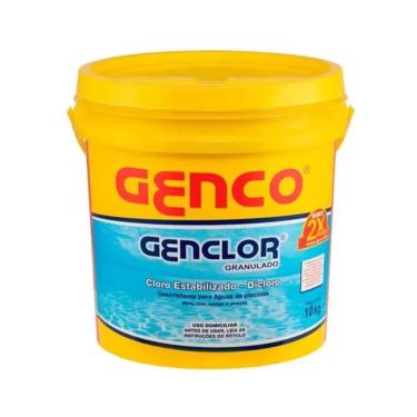 Imagem de Cloro Granulado Estabilizado Dicloro Genclor 10kg GENCO