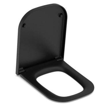 Imagem de Kit 3 Assentos único Softclose Elite Matte Black Celite Matte Black