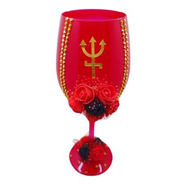 Imagem de Taça Vermelha Pomba Gira 490 ml em Vidro - Escolha o Modelo