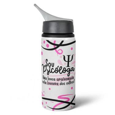 Imagem de Garrafa Squeeze NK Profissões - Sou Psicóloga - 600ml - JPS INFO