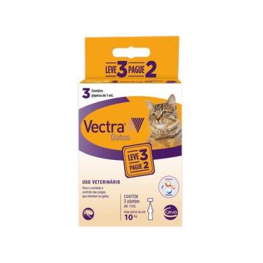 Imagem de Anti Pulgas Vectra Ceva para Gatos - 1 Unidade