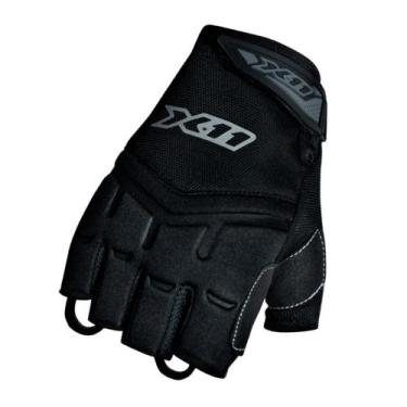 Imagem de Luva FIT X Meio Dedo X11 Unissex Motociclista Moto Ciclista Bike Prote