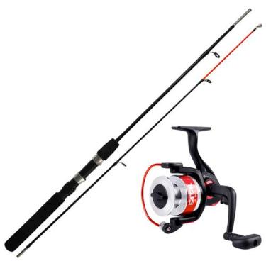Imagem de Kit Vara Black Bass 1,50m mais Molinete Fatal 4000 - Albatroz Fishing,
