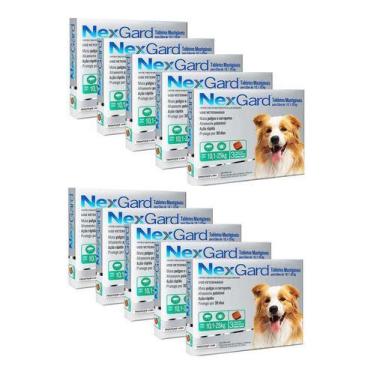 Imagem de 10 Nexgard 10kg A 25kg Antipulgas E Carrapatos C3 Uni. Cada - Boehring