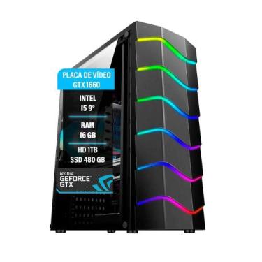 Imagem de Cpu Gamer I5 9 Gtx1660 16Gb Hd 1Tb Ssd 480Gb - Amorimtech