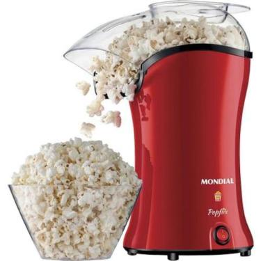 Imagem de Pipoqueira Elétrica Mondial Popflix Pp-03 Ar Quente Vermelho 1200w 220