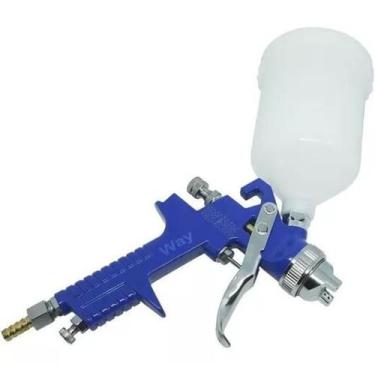 Imagem de Pistola Pintura Gravidade Hvlp 1 Bico 1.4Mm Caneca 600Ml - Importway