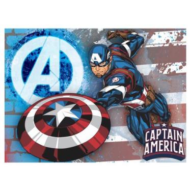 Imagem de Painel Grande TNT Vingadores - Capitão América -1,40x1,03cm - 01 unida
