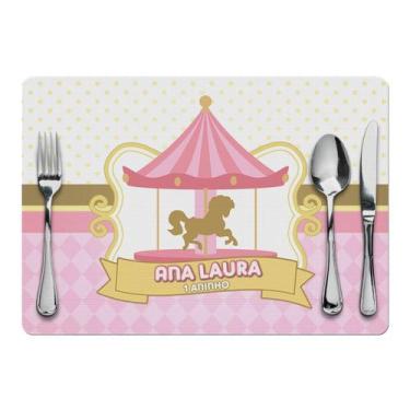 Imagem de Kit de Festa Com 5 Jogos Americanos Decorativos 2 A - E - Mundo da Bin