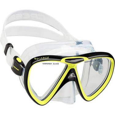 Imagem de Máscara de Mergulho Cressi Ikarus Pro, Amarelo
