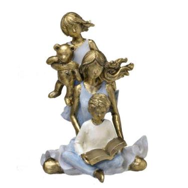 Imagem de Escultura Família 14cm Serenidade Espressione