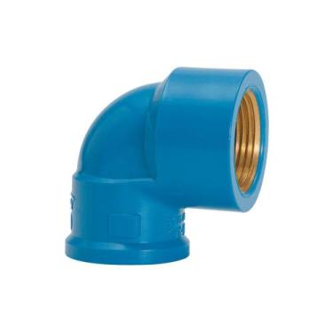 Imagem de Joelho Plastubos Azul 25X25Mm 3/4equotX3/4equot c/24pcs
