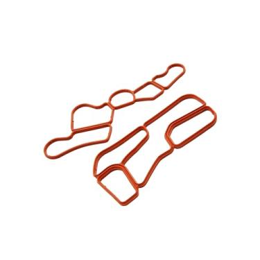 Imagem de Partuto Conjunto de junta do invólucro do filtro de óleo do motor para Mercedes-Benz 2721840080 2721840280 Substituição