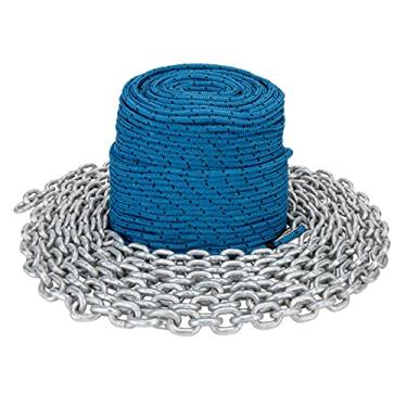 Imagem de Trac Ancoragem 300/20 ao ar livre - corda de 91 m com corrente de 6 m - projetada para uso com guinchos elétricos da marca Trac - apresenta uma resistência de ruptura de 1,3 kg (69084)