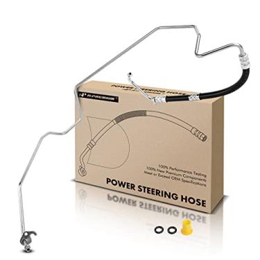 Imagem de A-Premium Conjunto de linha de mangueira de pressão de direção hidráulica compatível com Volvo S80 2005-2006 XC70 2006-2007 S60 2005-2009 V70 Bomba para engrenagem/pinhão de cremalheira