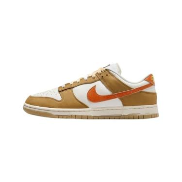 Imagem de Nike Tênis retrô Dunk Low (HM3729-181, Sail/Coconut Milk/Wheat/Safety Orange), Vela/laranja de segurança, 44