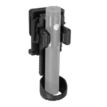 Imagem de HARFINGTON Estojo de transporte giratório para lanterna de 2,5 a 3,1 cm de diâmetro. Lanterna com clipe de cinto de serviço para guarda de trabalho policial