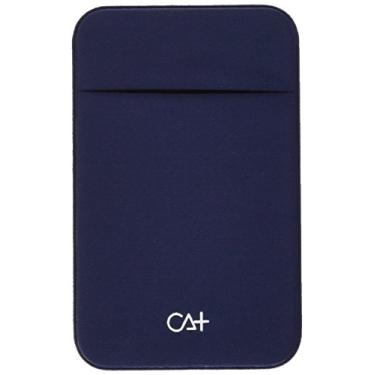 Imagem de Case Art Plus Suporte seguro para cartão de crédito na carteira [tampa] Suporte discreto para identidade Lycra Elastano Capas para cartões para smartphones, iPhone 6, Samsung Galaxy Capa carteira para