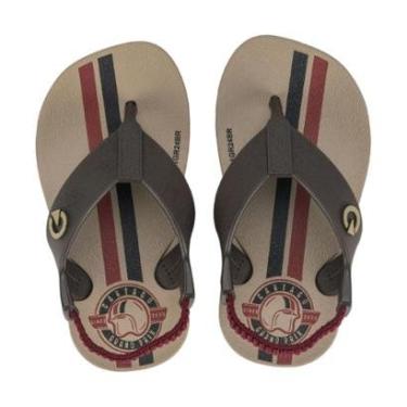 Imagem de Chinelo Infantil Masculino Cartago Atlanta Bege - 12256-Masculino