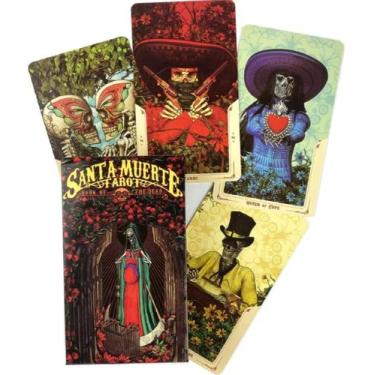 Imagem de Santa Muerte Tarot Deck Tarô Da Santa Morte Baralho de Cartas de Orácu