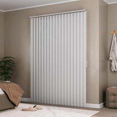 Imagem de Persiana Vertical Tecido Bk Crisdan L 1,80 X 1,30 A Branca