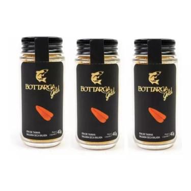 Imagem de Kit 3X Ova De Tainha Salg Seca Granulada Bottarga Gold 40g