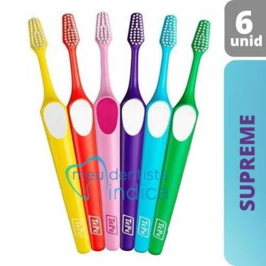 Imagem de Escova Dental TePe  Supreme Soft  6 unidades