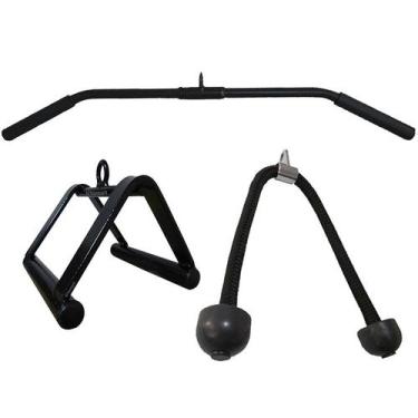 Imagem de Kit Puxadores Costas + Triangulo+ Corda - FamaFit