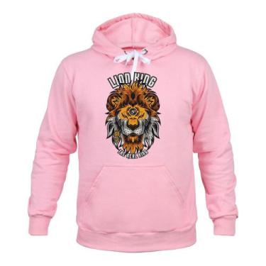 Imagem de Moletom 100% Algodão Canguru Lion King - Surprass, Rosa, G