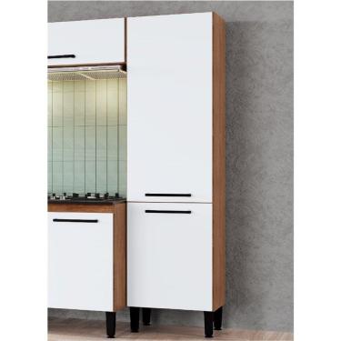 Imagem de Paneleiro 2 Portas 2 Prateleiras Giovanna Freijó/Branco