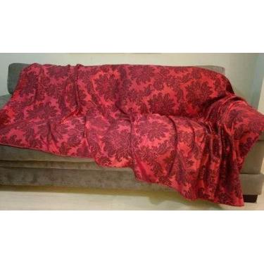 Imagem de - Manta Xale Sofa Jacquard Dupla Face Gigante 2,50 X 1,40 - INGRID BOR