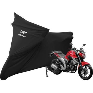 Imagem de Capa De Tecido Para Cobrir Moto Yamaha Fazer 250 ABS - Mz, Preta