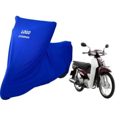 Imagem de Capa Para Moto Honda C 100 Dream De Tecido Lycra - Mz, Azul