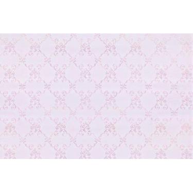 Imagem de Papel de Parede Texturizado Arabesco Clássico Floral Rosa (1,06m x 15,