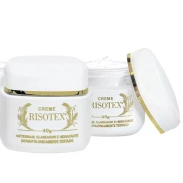 Imagem de Creme Risotex Antissinais , Clareador e Hidratante Original 40g Kit C/