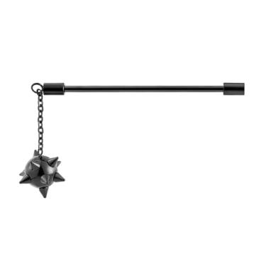 Imagem de Glupez 1/2/3/5/10 peças 1,6 mm halteres industriais Halloween aço cirúrgico CZ Ear Studs kit de piercings de orelha lábio unha cartilagem hélice lóbulo lábio nariz anéis tragus piercing corporal joias