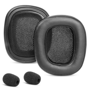 Imagem de DowiTech Almofadas auriculares de substituição profissional compatíveis com Logitech G930 G930s 430 G432 fones de ouvido com couro amigo da pele e espuma viscoelástica