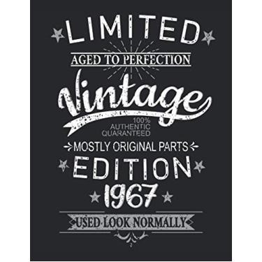 Imagem de 54. Geburtstag Limited 54 Jahre Edition 1967 Graphic Deko Vintage: RÄTSELBUCH - Lustiges Retro Geburtstags Geschenk, Geschenkidee - A4 (8,5x11) - 101 ... Sketch, Planer, Geburtstag, Jahrgang, Spruch