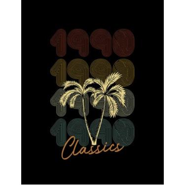 Imagem de 1990 Classics Retro 7398 Notebook: Planner 110 pages 8.5x11 A5 Notebook
