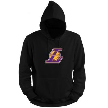 Imagem de Blusa Moletom Capuz Basquete LA Los Angeles Laker Basketball